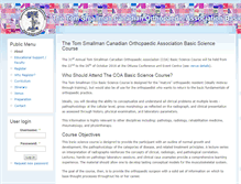 Tablet Screenshot of orthobasicscienceacademy.org